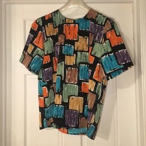 Geometric Colorful Vintage Shirt